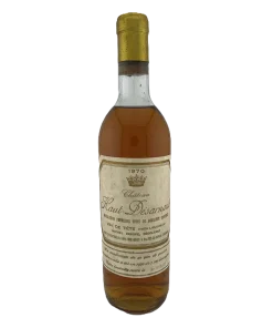 1970 Vin de Bordeaux blanc moelleux : Château HAUT-DÉSARNAUD – Côtes de Bordeaux