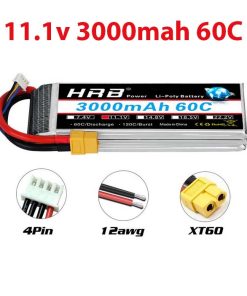 3000mAh 11.1V  60C 3S Batterie Lipo