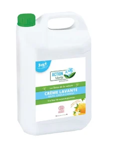 Crème lavante écologique Ecolabel Action Verte 5 L
