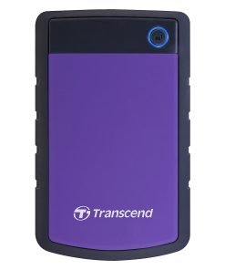Disque Dur Externe Transcend 4 To – USB 3.0 Avec résistance au chocs – (TS4TSJ25H3P)