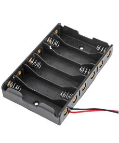 6×1.5V Support en plastique pour 6 piles AA