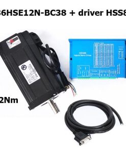 Servomoteur NEMA 34 86HSE12N-BC38 couple 12Nm + driver HSS86