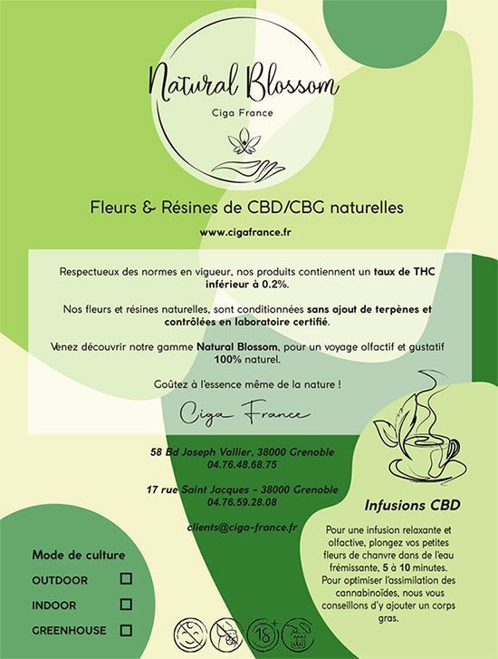 Fleur de CBD FB High (G13 Indoor) – 18% CBD – Natural Blossom – Image 2